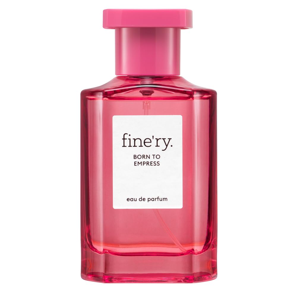 Fine'ry Rose Woody Eau de Parfum – Born to Empress Long-Lasting Perfume for Women - Pink Rhubarb, Damask Rose & Cypress Wood - Floral, Sensual, Full Size Hair & Body Fragrance, Gift for Her (60mL)