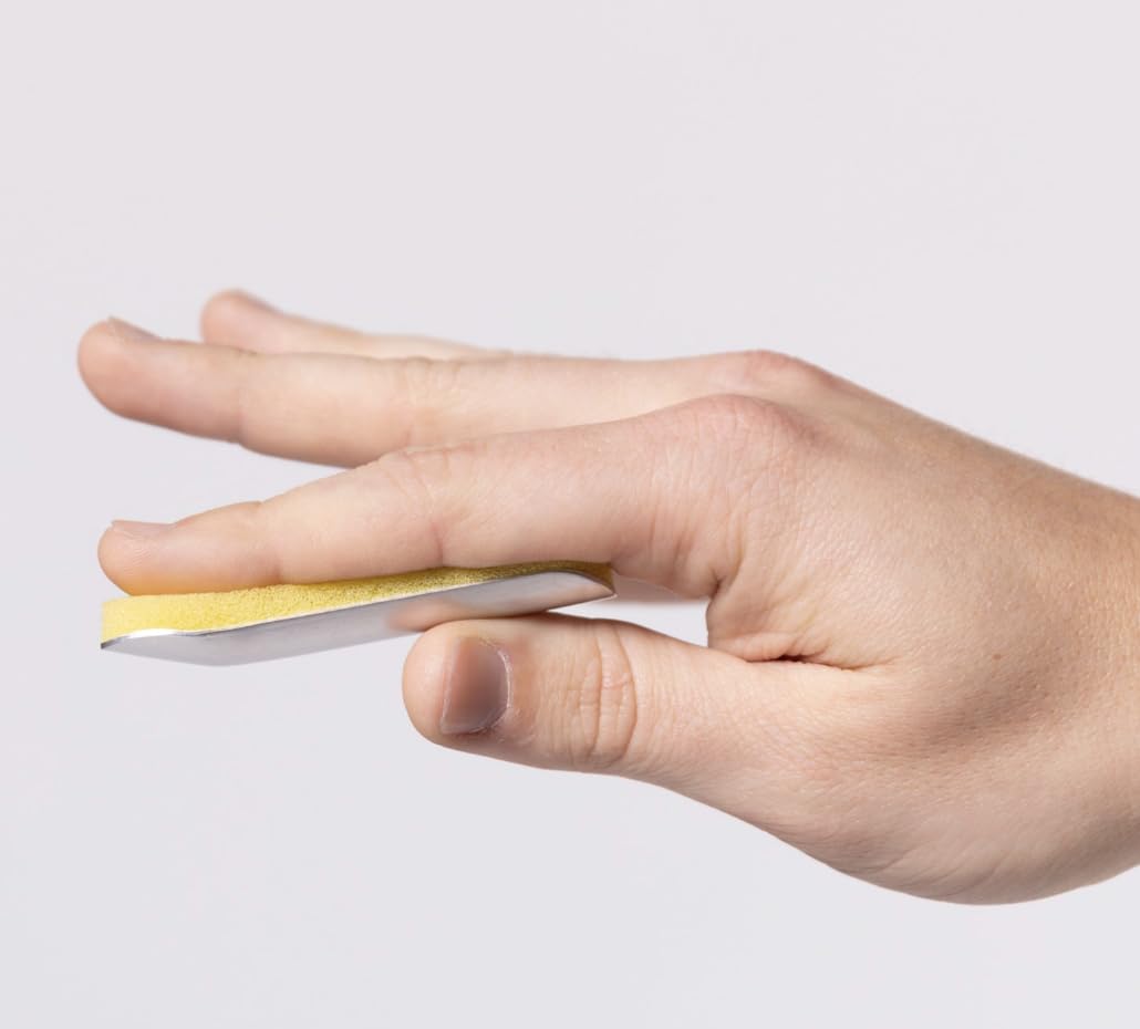 ARYSE Gutter Finger Splint, Malleable Aluminum, 3 Sizes for Finger Sprains and Fractures (Medium)