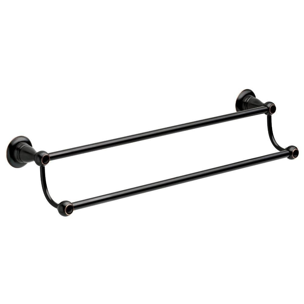 POST MOUNT ONLY for Delta Porter 24 in. Wall Mount Double Towel Bar 