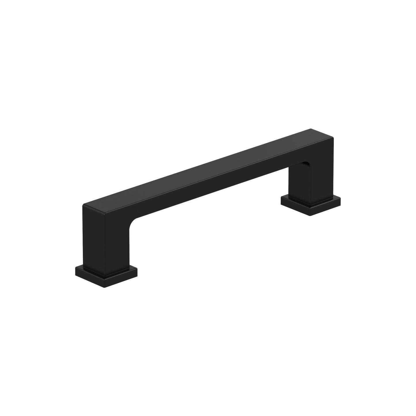 Amerock 10BX37031MB | Matte Black Cabinet Pull | 3-3/4 inch (96mm) Center-to-Center | 10 Pack | Bridgeport | Furniture Hardware
