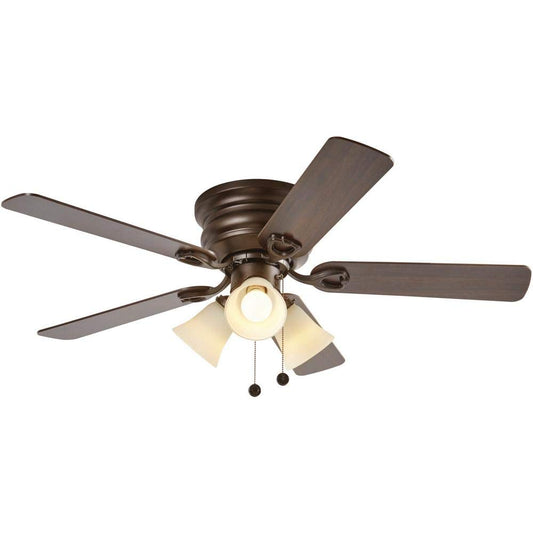 Clarkston II 44 in. ORB Ceiling Fan MOTOR AND LIGHT KIT ONLY