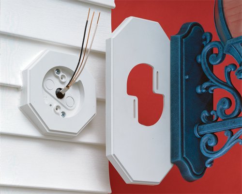Arlington 8100LP-1 MEGA Siding Plate for Large Fixtures