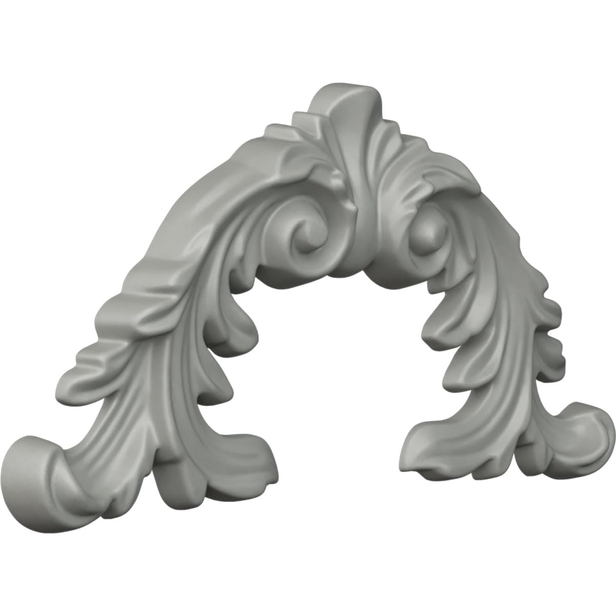 Ekena Millwork ONL08X04X01NE Needham Urethane Onlays, 8 7/8"W x 4 1/2"H x 1"P, Primed
