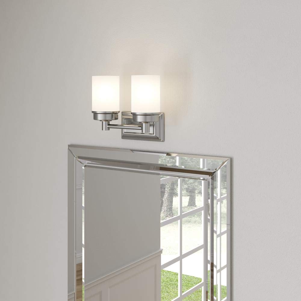 Hampton Bay CADE 2-LIGHT VANITY FIXTURE NB23307 Lighting 1001220859