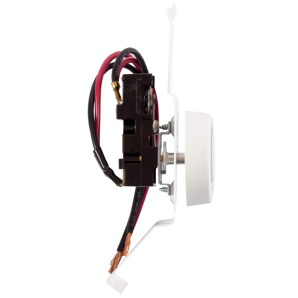 Cadet F Series Double Pole Built-In Baseboard Thermostat (Model: BTF2W, Part: 08734), 22 Amp, 120/208/240 Volt, White