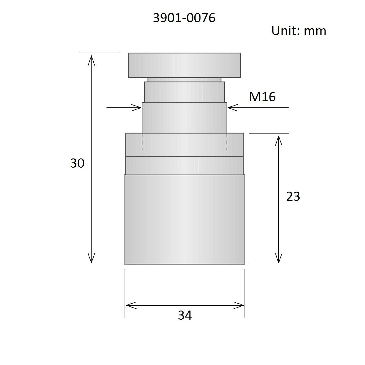 HHIP-3901-0076 Adjustable Screw Jacks (Various Adjustable Ranges 23-30mm to 100 to 140mm)