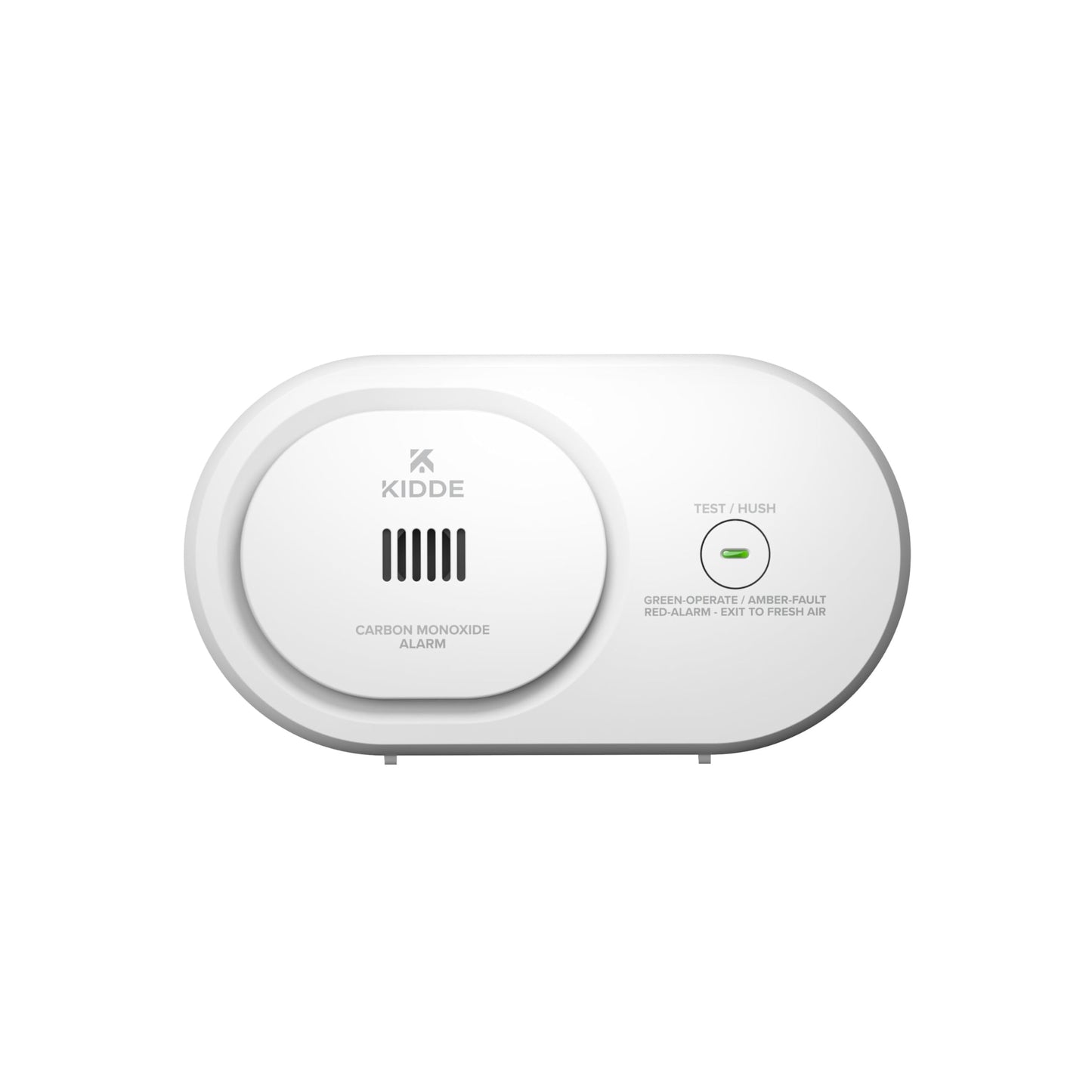 Kidde Carbon Monoxide Detector, AA Battery Powered, Portable for Travel or Home, 85 dB Alarm, LED Status Light Indicators, 5th Edition, COB