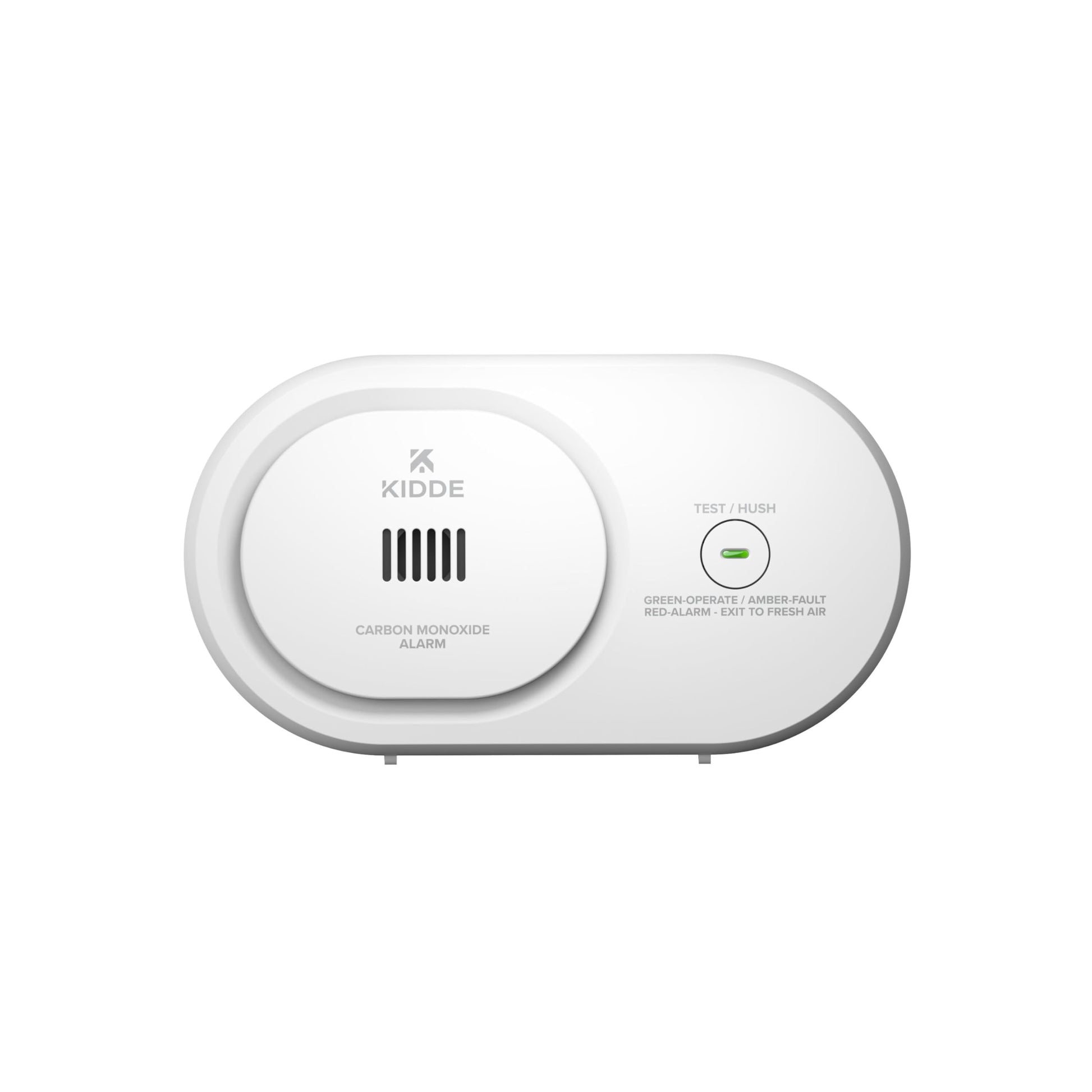 Kidde Carbon Monoxide Detector, AA Battery Powered, Portable for Travel or Home, 85 dB Alarm, LED Status Light Indicators, 5th Edition, COB
