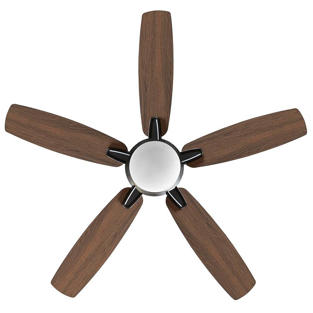 NO GLASS SHADE Fawndale 46 in. Indoor Integrated LED Bronze Ceiling Fan with Light Kit 5 Reversible Blades and Remote Control