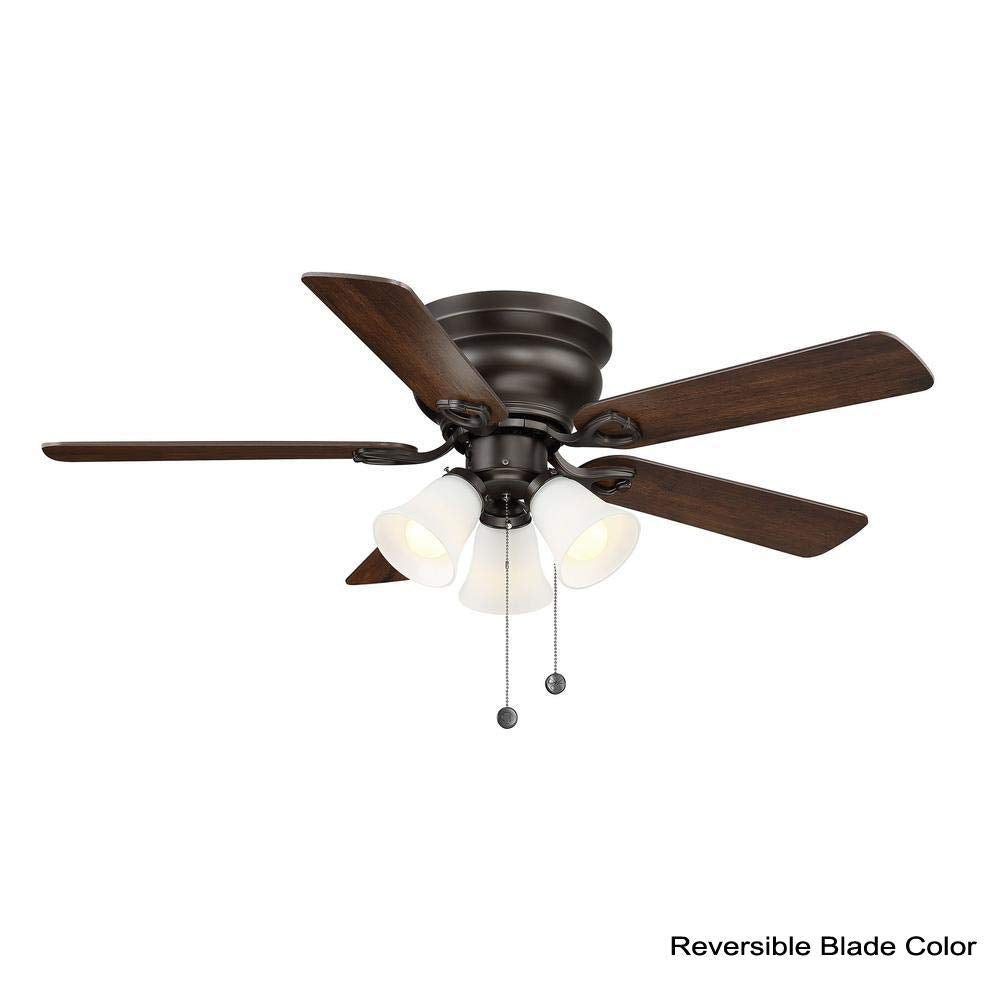 Clarkston II 44 in. ORB Ceiling Fan MOTOR AND LIGHT KIT ONLY