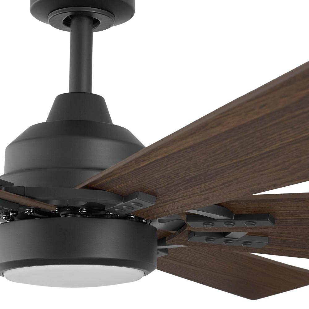 PARTS - LIGHT KIT ONLY FOR Makenna DC 60 in. White Color Changing Integrated LED Outdoor Matte Black Ceiling Fan with Light, DC Motor and Remote, 52106