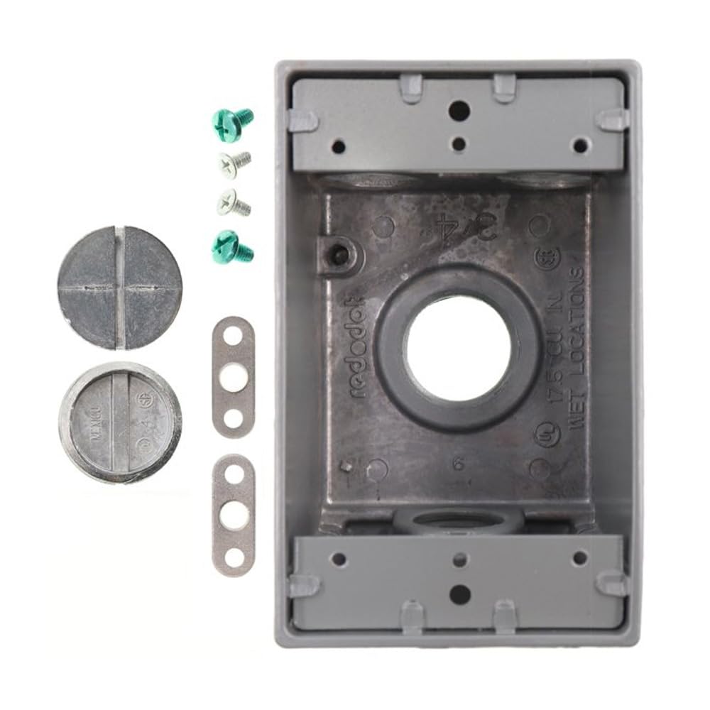Red-Dot S106E 3/4 4Hole Rect Box