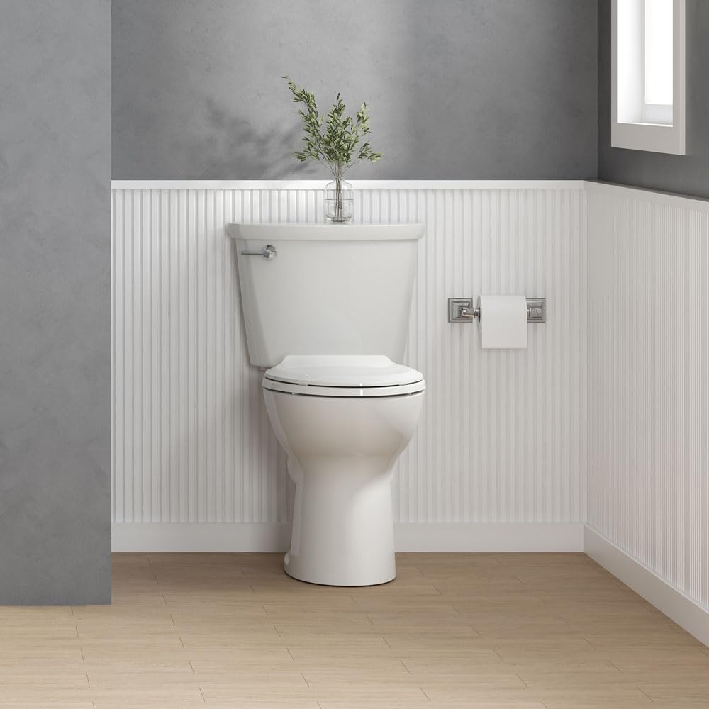 American Standard 5503A00B.020 Transitional Elongated Toilet Seat Soft Close, White