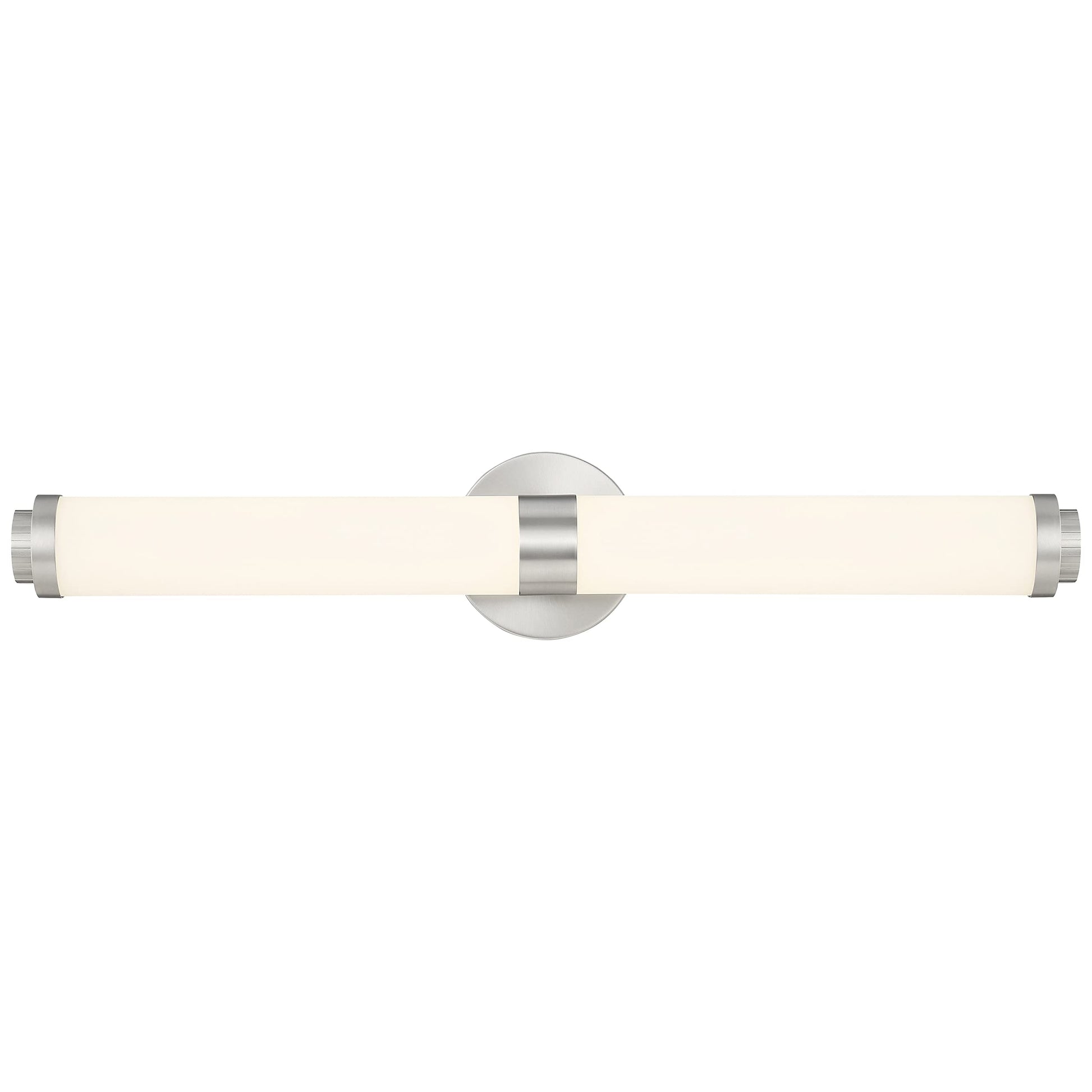 Aqua 4.5 in. Brushed Gold Vanity Light Bar with Opal Glass Shade