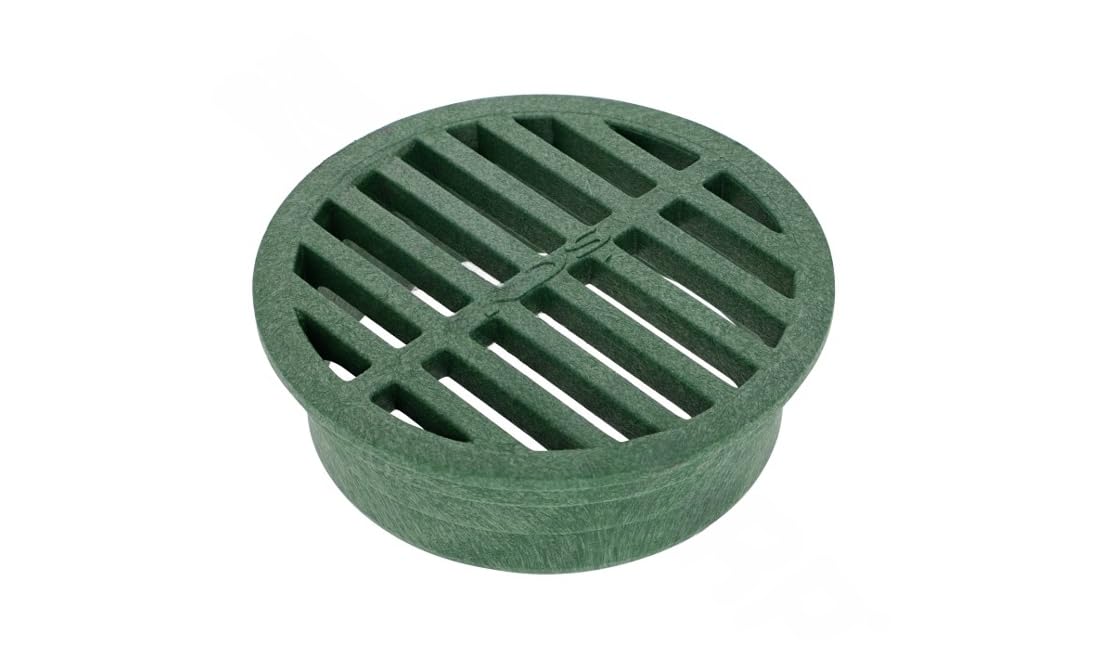 NDS 13 Plastic Round Grate, 4-Inch, Green
