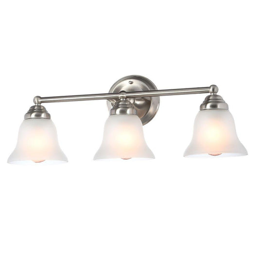 PARTS - MISSING GLASS SHADES - Hampton Bay EGM1393A-4/BN 3-Light Brushed Nickel Vanity