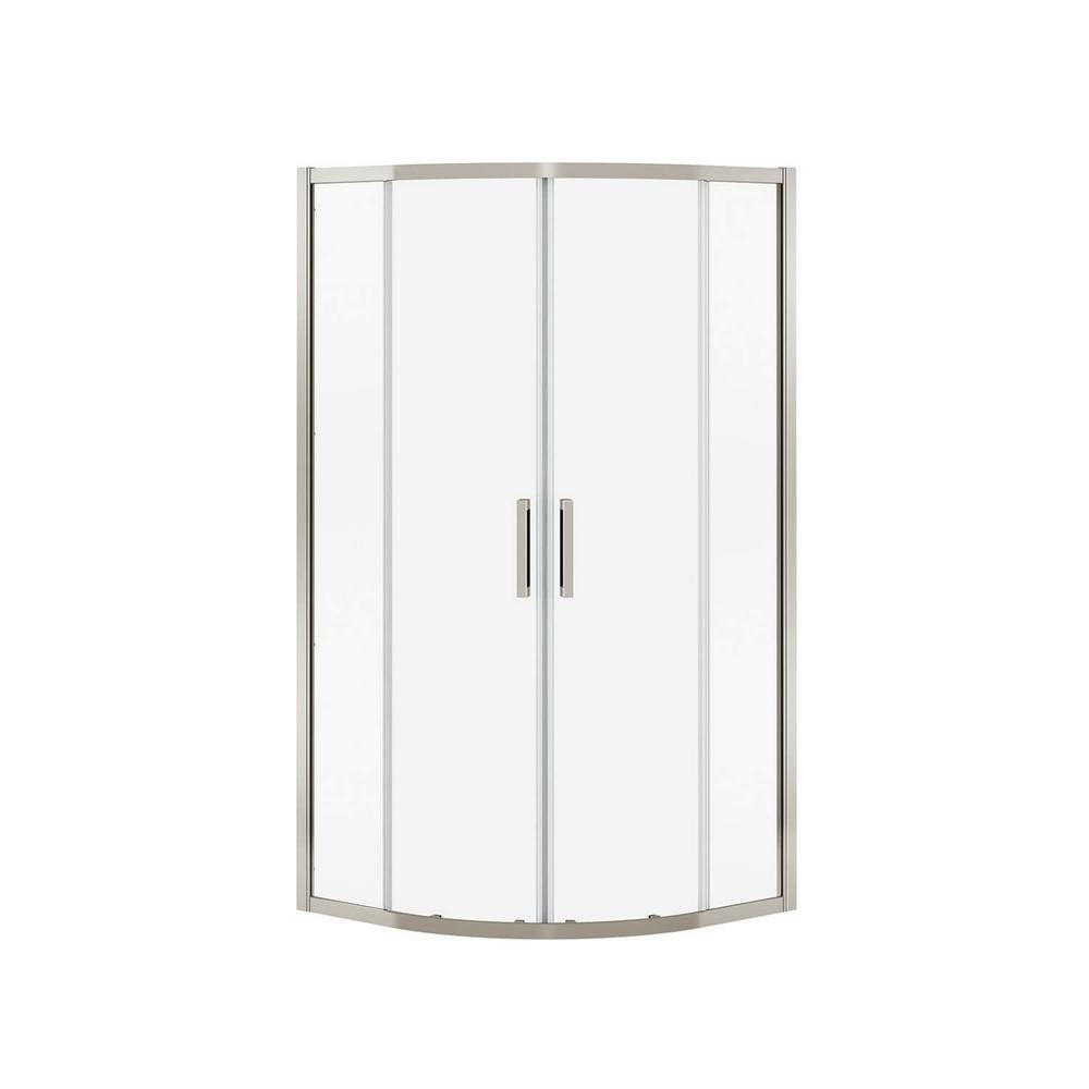 RADIA 32 in. X 32 in. X 71-1/2 in. Frameless NEO-Round Sliding Shower Door 