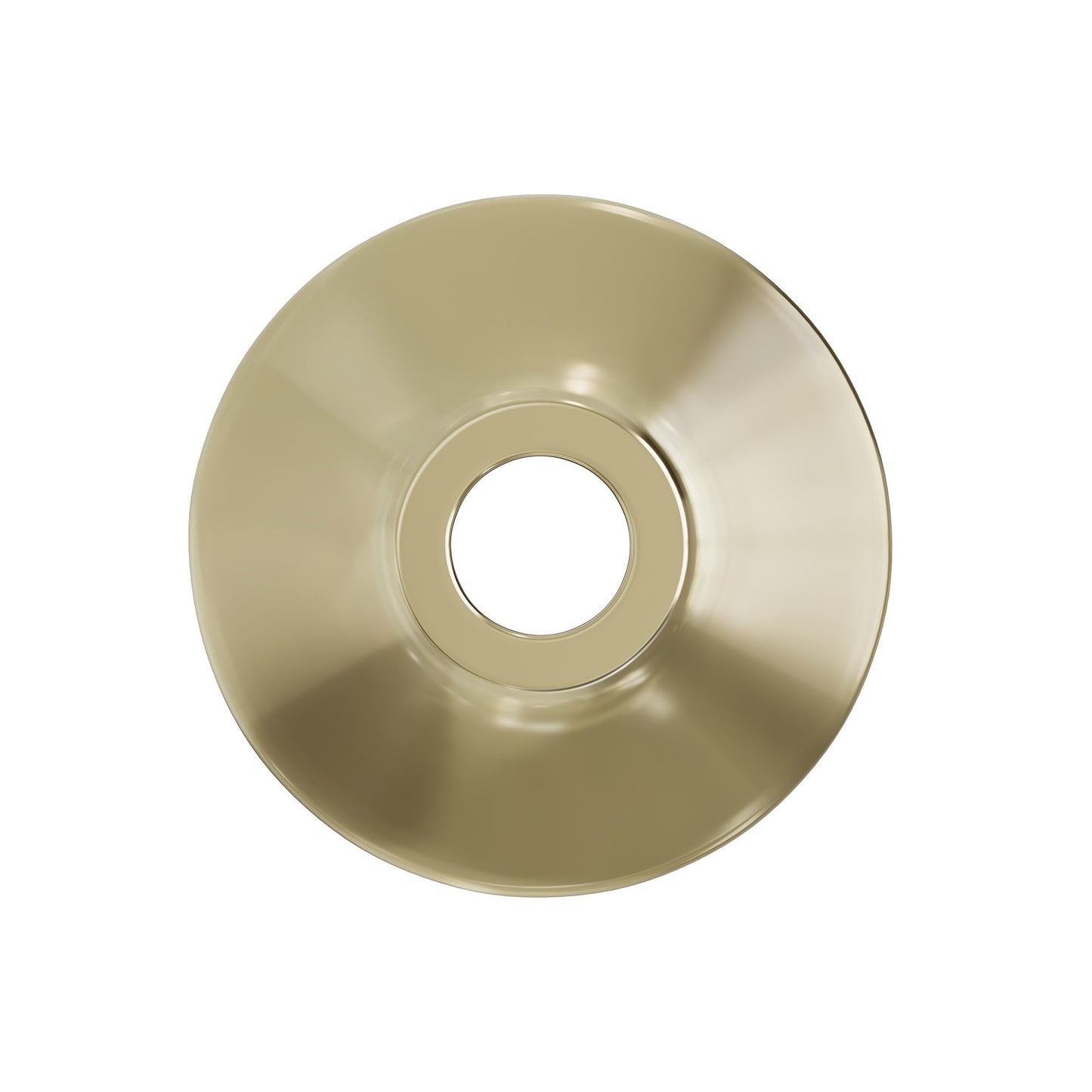 Jones Stephens E80050 1/2" CTS 5/8" OD PB Flange LOW PAT 2-1/2 Polished Brass