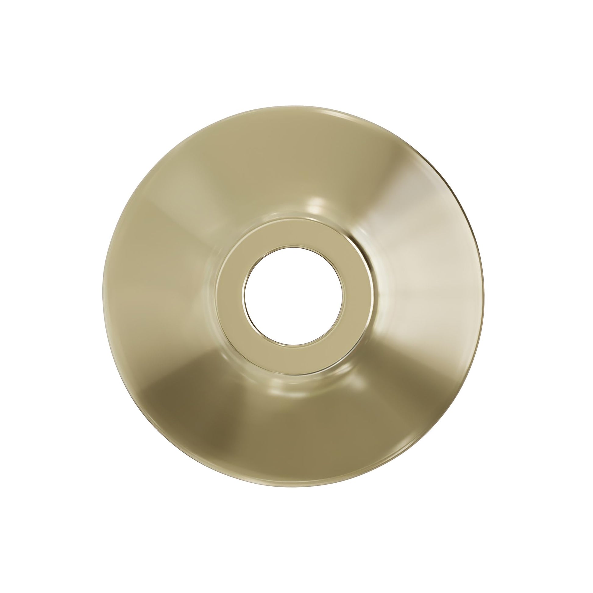 Jones Stephens E80050 1/2" CTS 5/8" OD PB Flange LOW PAT 2-1/2 Polished Brass