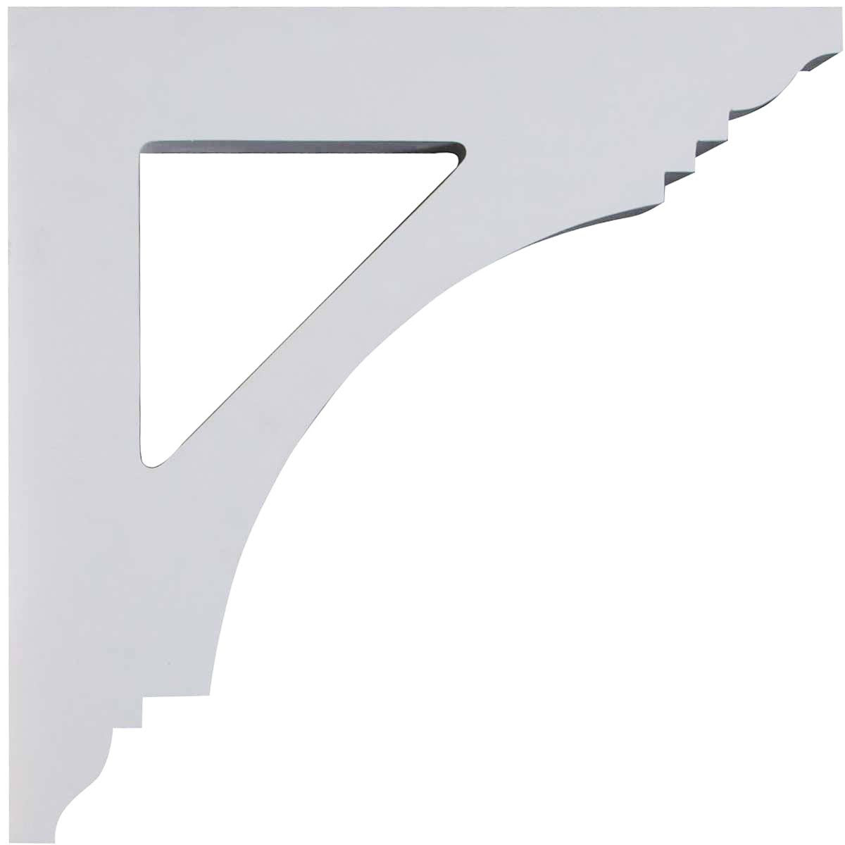 Ekena Millwork BKT16X16X04IM Imperial Bracket , 4-Inch x 16-Inch x 16-Inch
