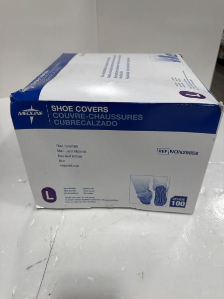 Medline Shoe Covers NON29858 Large 100 Count