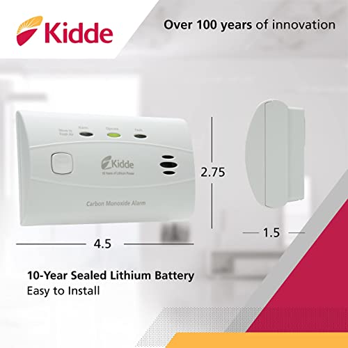 Kidde C3010 Sealed Lithium Battery Power Carbon Monoxide Alarm - 21010045