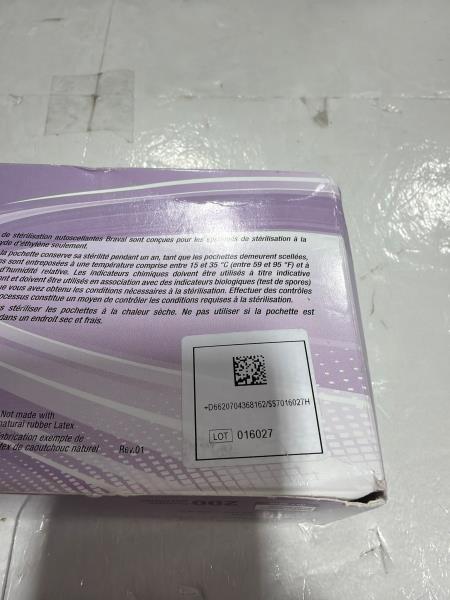 Braval Self-Sealing Sterilization Pouches 200ct