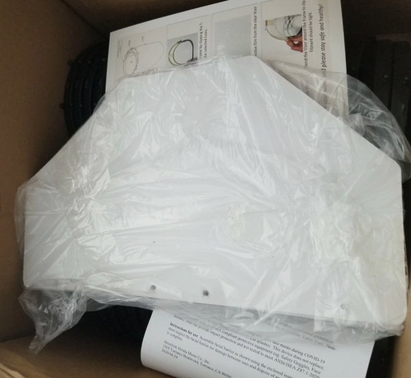 Honda Single Use Face Shield Masks PPE - LOT OF 50 - Includes replaceable face shield and head bands