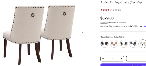 Auden Dining Chairs (Set of 2)