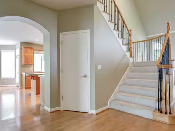 28" x 80" Left-Handed Solid Core White Primed Composite Single Prehung Interior Door Flush Panel