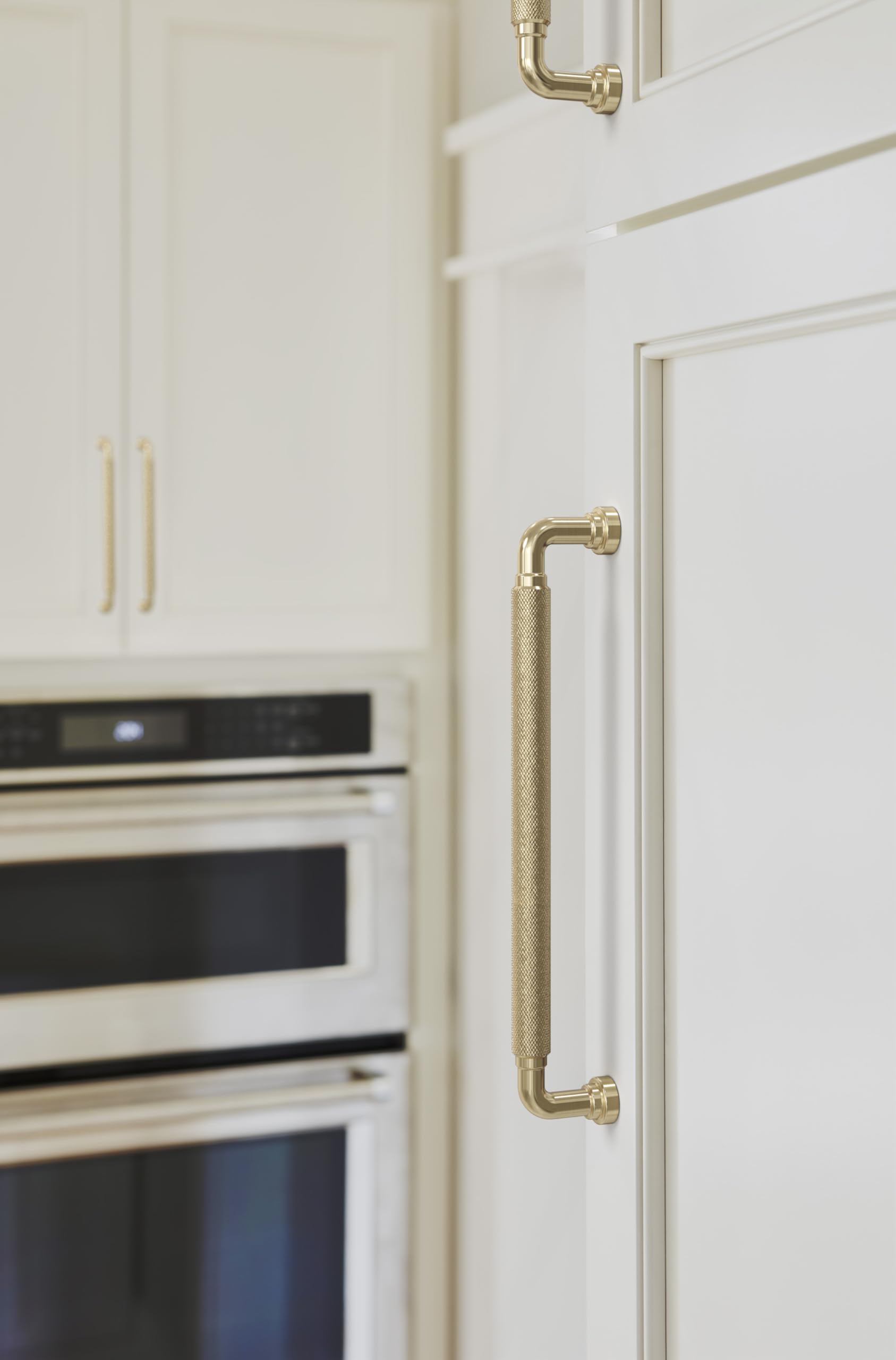Amerock Collet 7-9/16 inch (192 mm) Center-to-Center Golden Champagne Cabinet Pull, BP37685BBZ