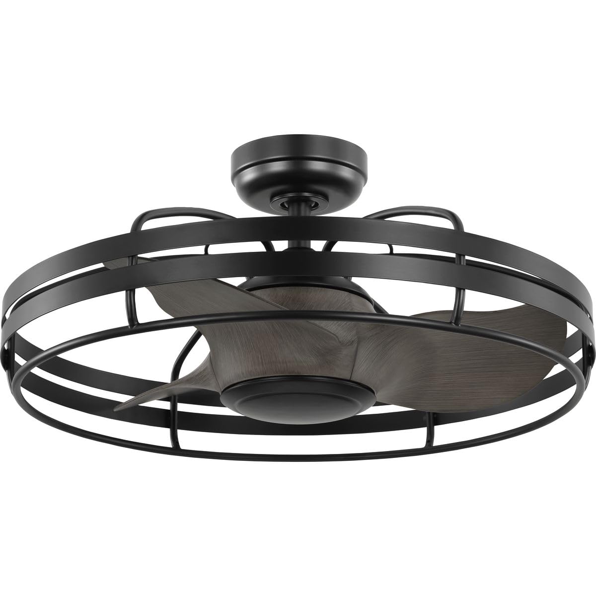 Progress Lighting P250096-31M Bastrop 26" Damp Rated Ceiling Fan, Matte Black