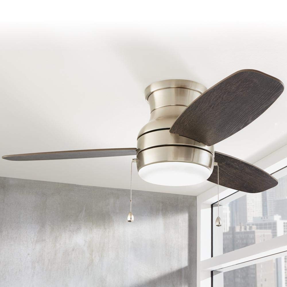PARTS - MOTOR ASSEMBLY ONLY for Ashby Park 44 in. White Color Changing Integrated LED Brushed Nickel Ceiling Fan with Light Kit and 3 Reversible Blades