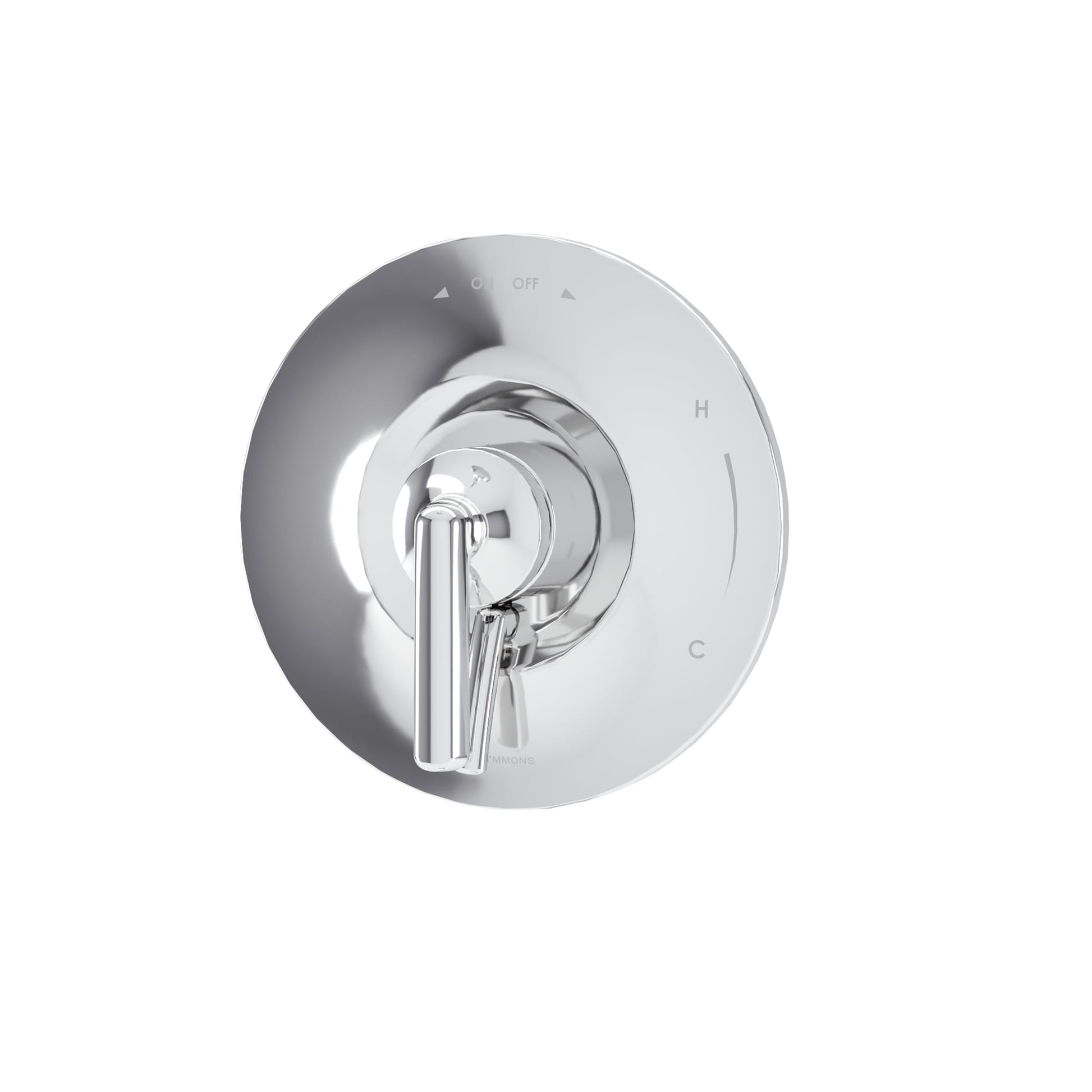 Symmons Birch Wall Mounted Shower Valve Trim with Volume Control Lever in Polished Chrome (Valve not Included) - S5990TRM