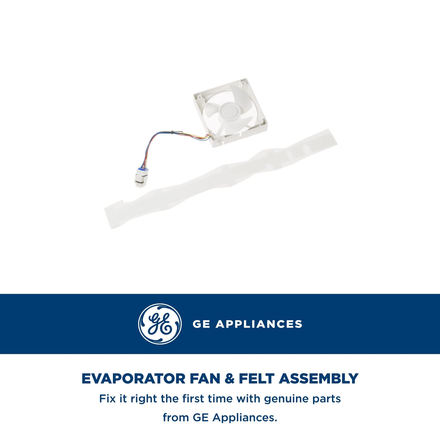 GE Appliances WR60X10352 Refrigerator Evaporator Fan Motor and Blade