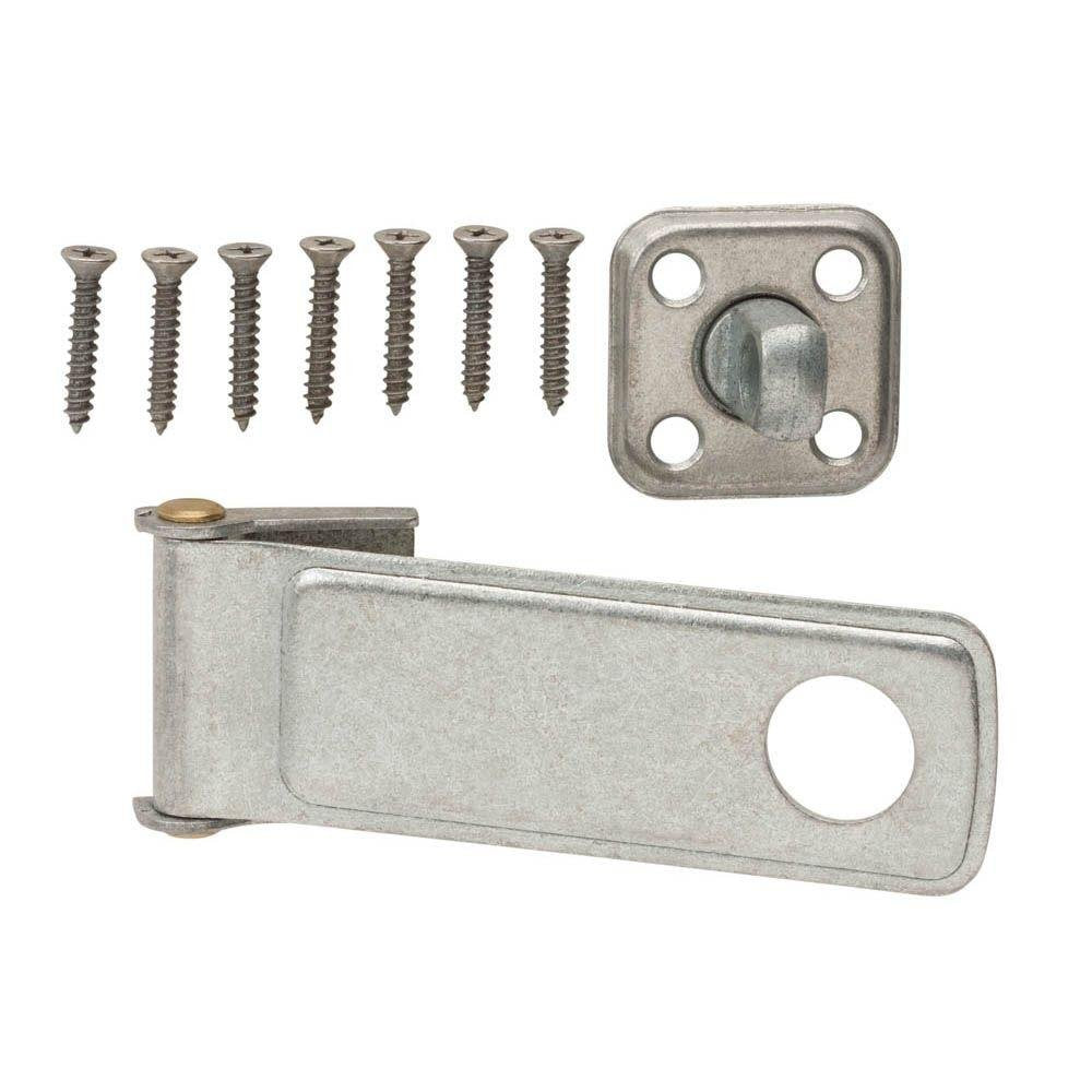 Everbilt 4-1/2 in. Galvanized Steel Rotating Post Hasp