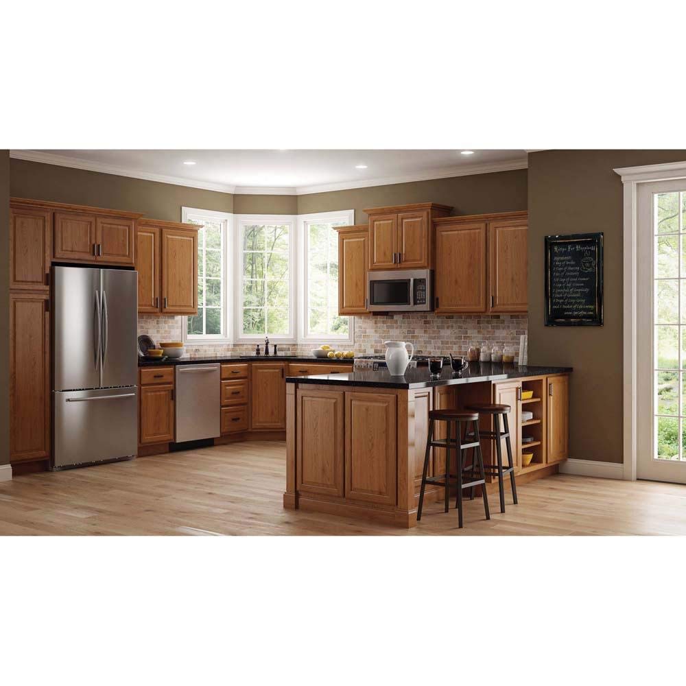 24x34.5x.25 in Kitchen Cabinet Flush-Fit Panels in Medium Oak (2-Pack)