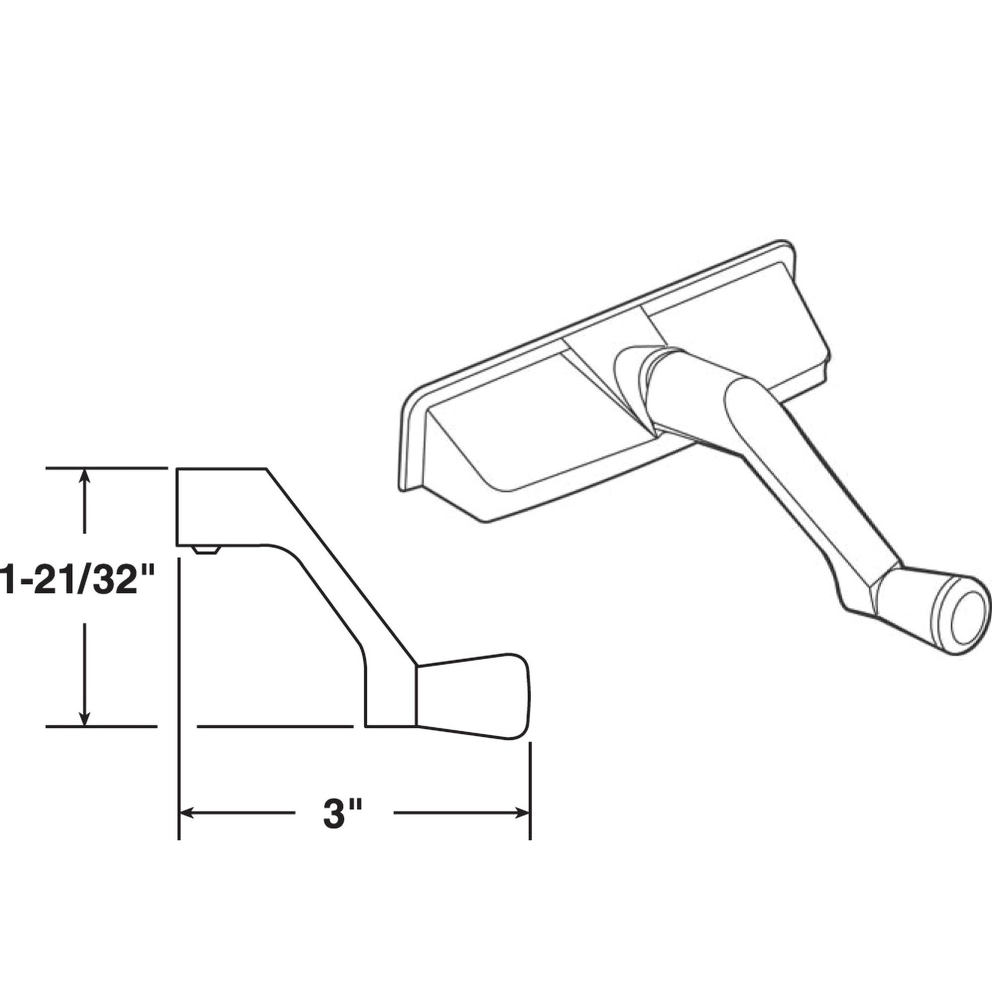 Truth TH 24000 11/32 In. Spline Bronze, Entrygard Crank Handle and Cover (Single Pack)