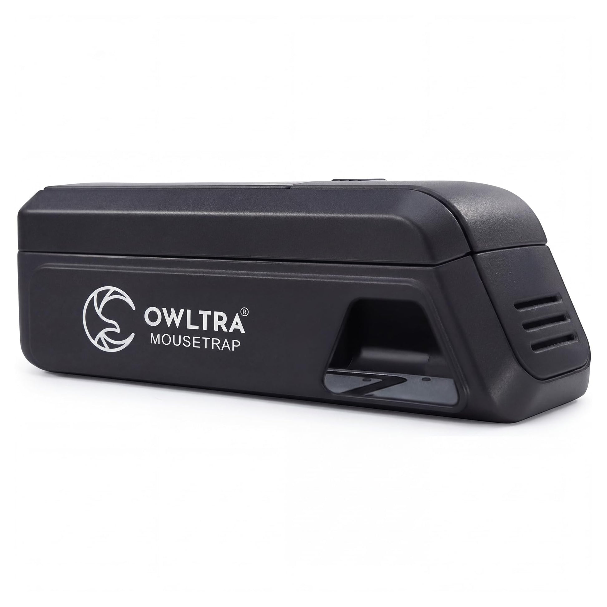 OWLTRA Indoor Electric Mouse Trap, Instant Eliminate Rodent Zapper with Pet Safe Trigger, Black, Small