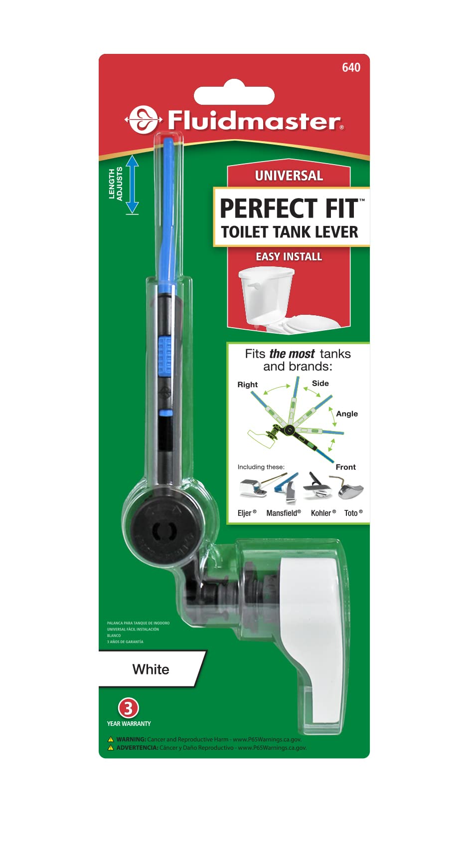 Perfect Fit Tank Lever - White