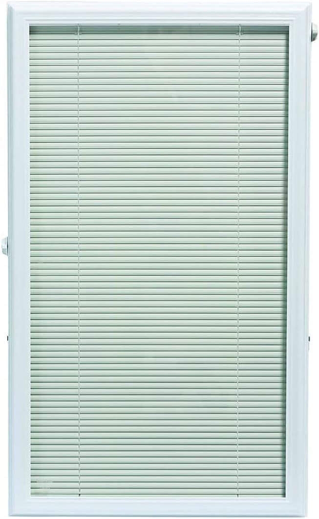 ODL Add On Blinds for Raised Frame Doors - Outer Frame Measurement 22" x 38" - Home Improvement - Easy to Install, Use and Maintain - Innovative Window Shades Behind The Tempered Safety Glass Panels