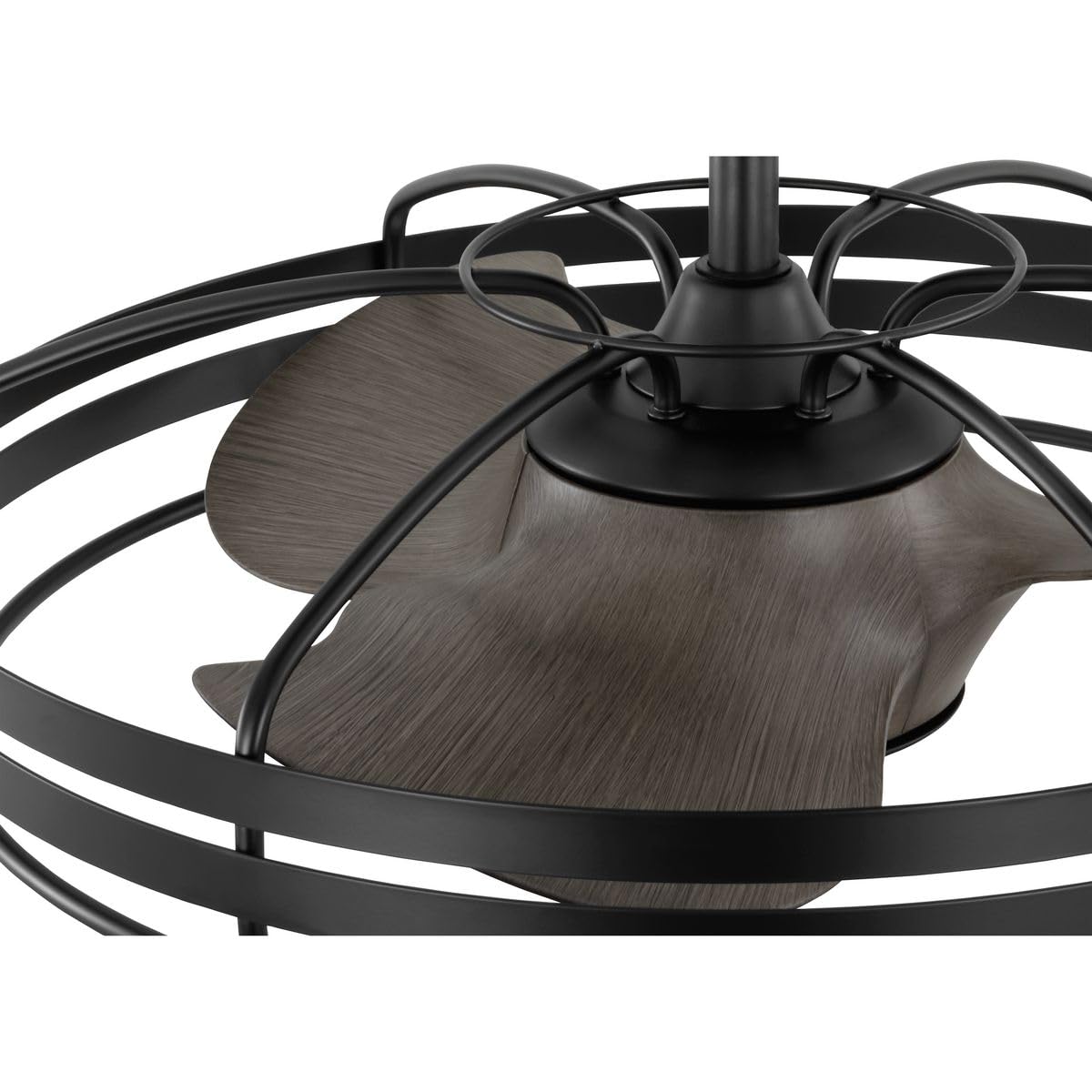Progress Lighting P250096-31M Bastrop 26" Damp Rated Ceiling Fan, Matte Black