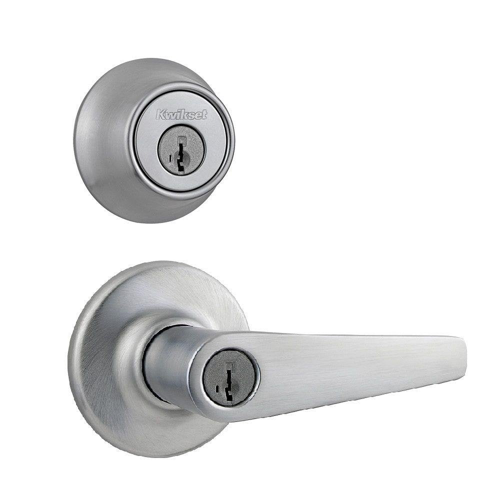 Delta Security Set - Deadbolt Keyed One Side - featuring SmartKey