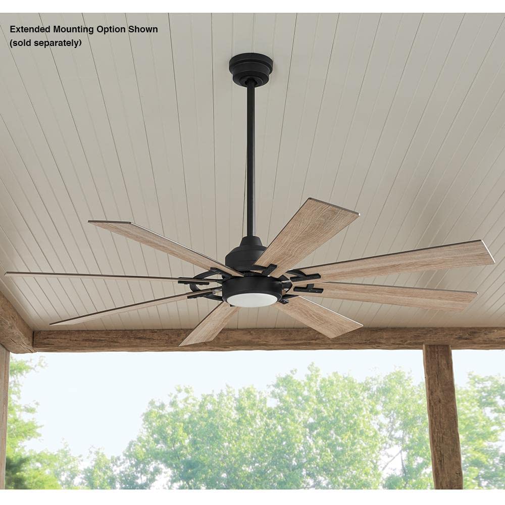 PARTS - LIGHT KIT PAN AND SHADE ASSEMBLY ONLY FOR Makenna DC 60 in. White Color Changing Integrated LED Outdoor Matte Black Ceiling Fan with Light, DC Motor and Remote, 52106