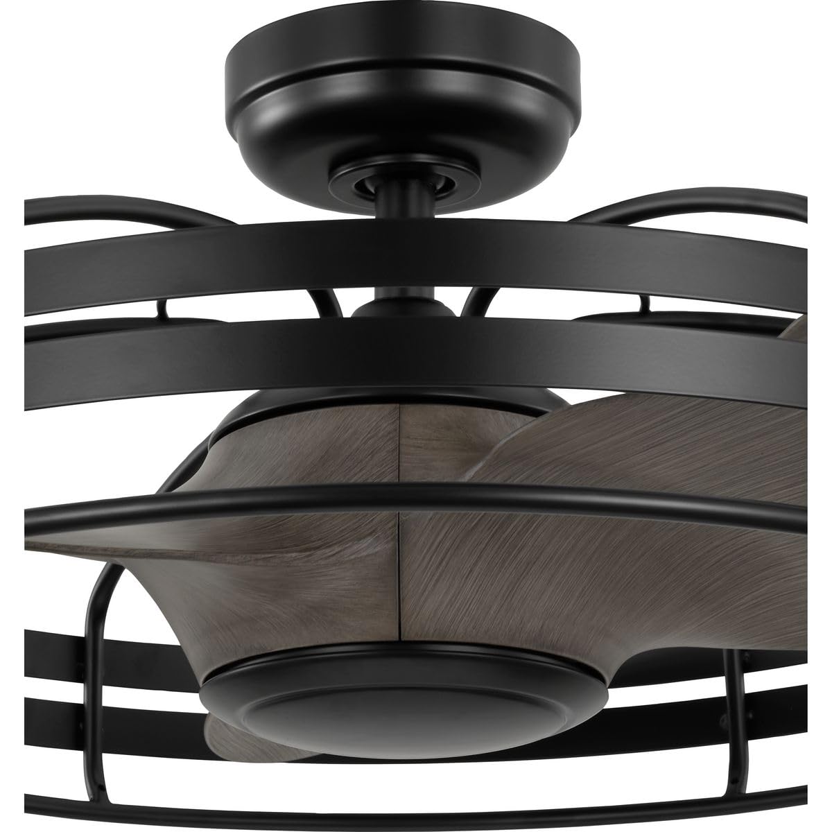 Progress Lighting P250096-31M Bastrop 26" Damp Rated Ceiling Fan, Matte Black