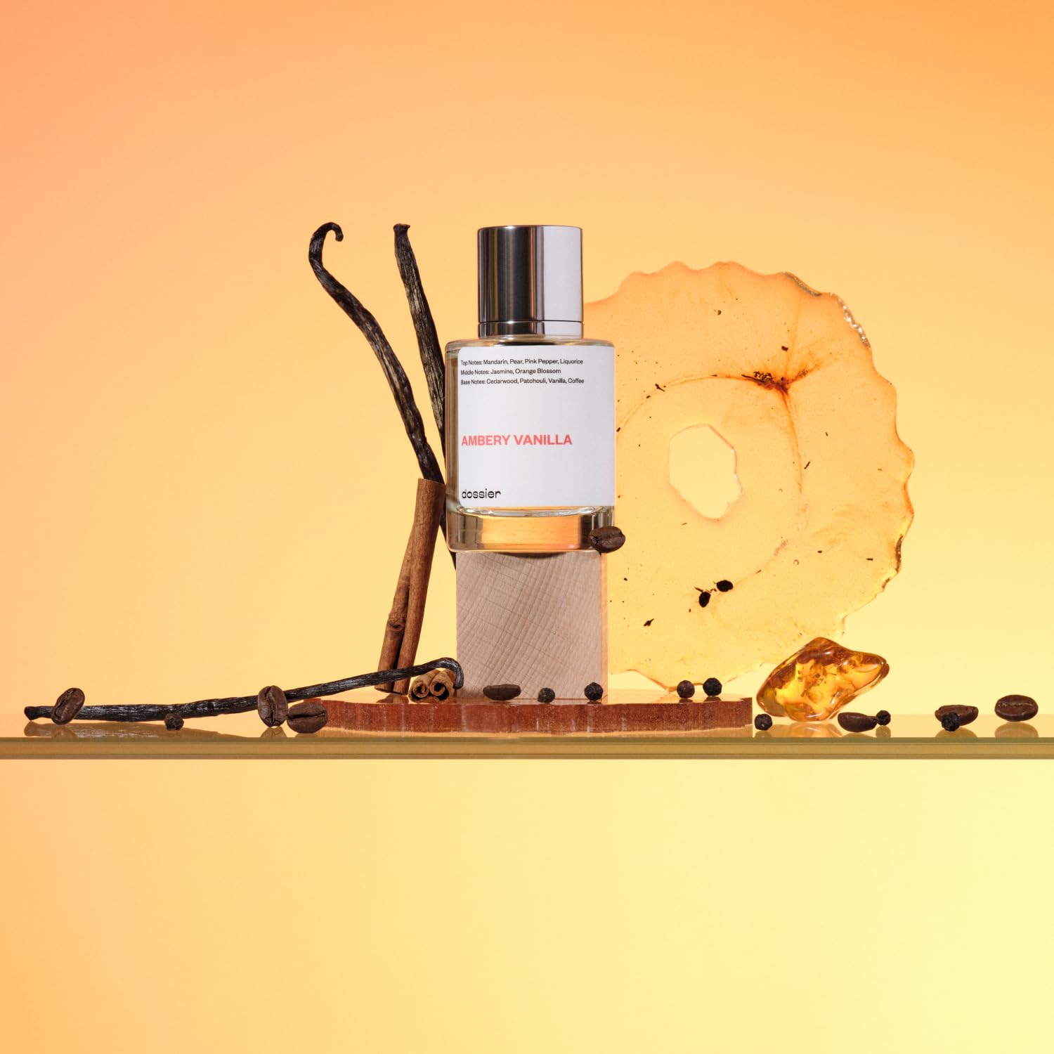 Dossier - Ambery Vanilla - Eau de Parfum - Vanilla Perfume - Inspired by Black Opium - Long-Lasting Fragrance - Feminine - 1.7 fl oz (50ml)