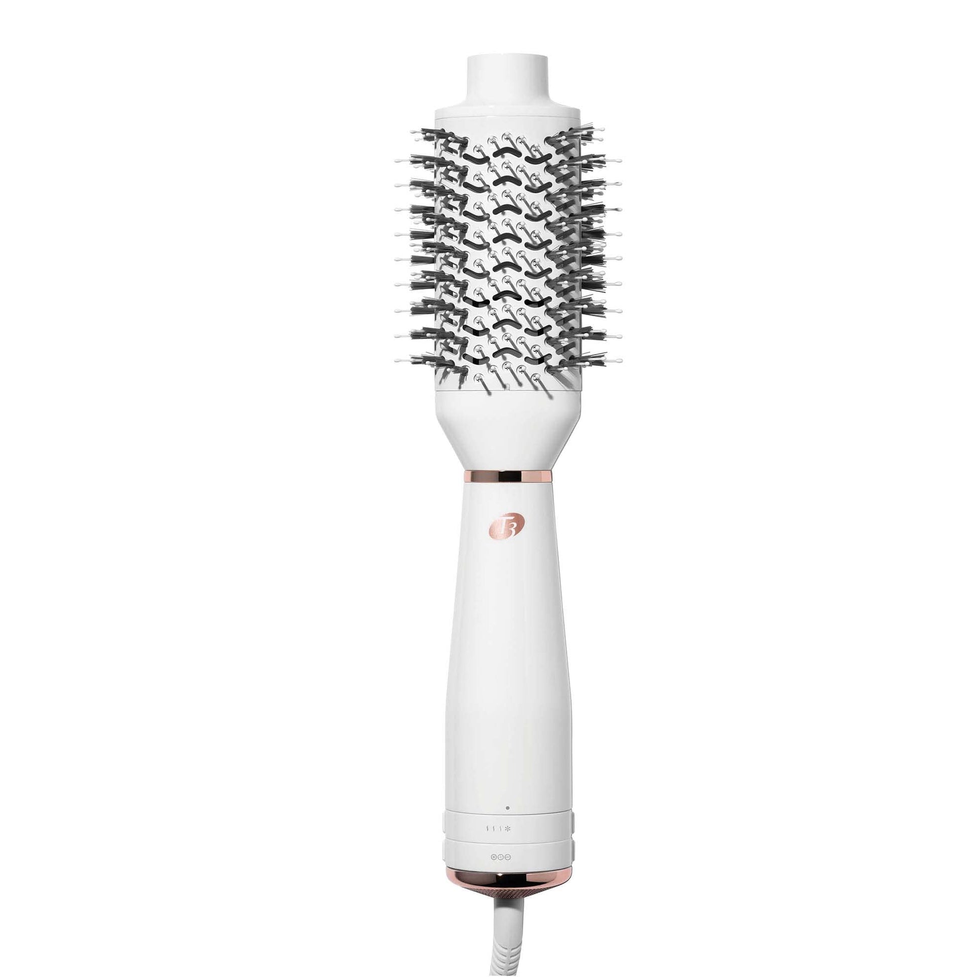 T3 Women's T3 AireBrush One-Step, White/Rose Gold, Oval