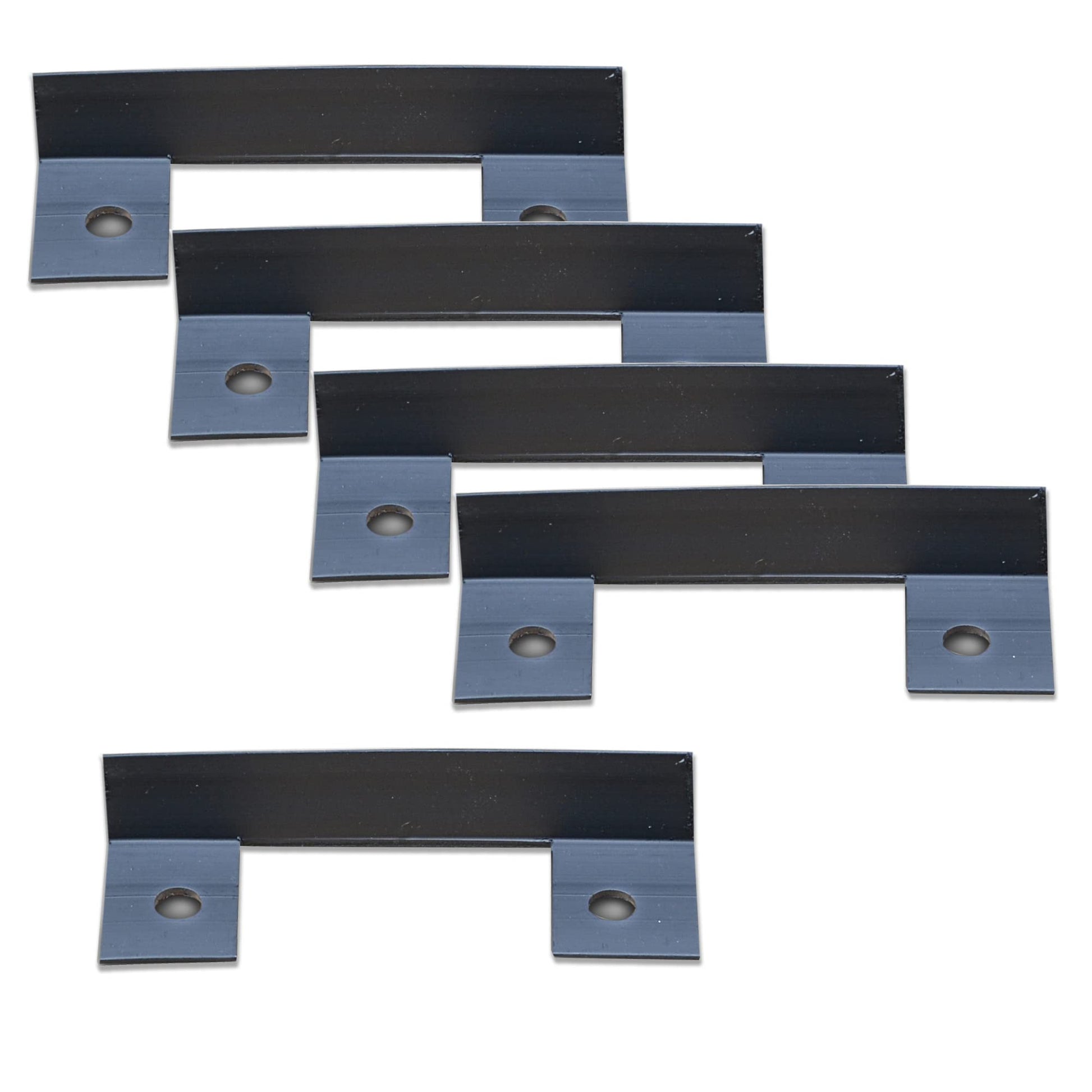 EasyFlex No-Dig Landscape Edging Connectors, Compatible with EasyFlex Traditional, Scalloped, and Tall Wall L-Shaped No-Dig Garden Edging, 5-Pack, Black