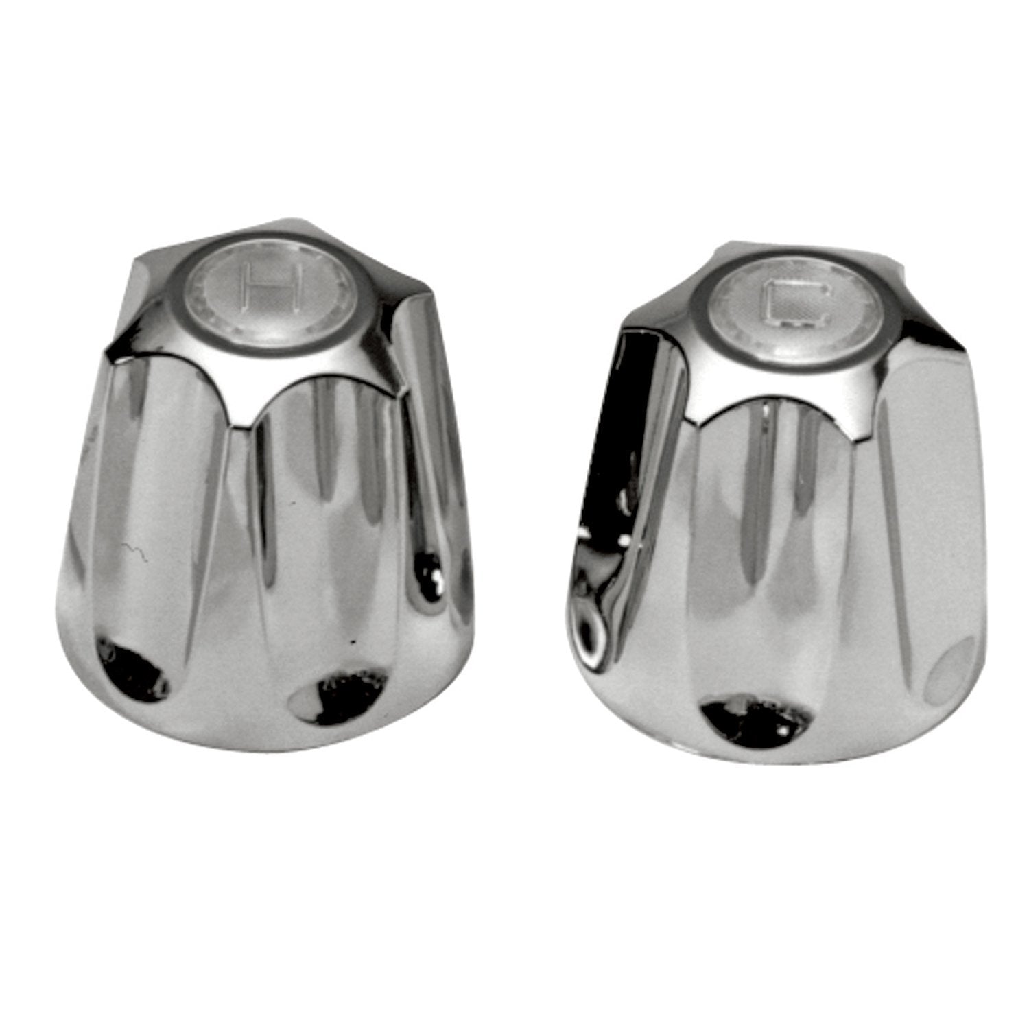 Danco Pair of Faucet Handles for Price Pfister Verve Tub/Shower, Chrome, Metal, (80457)