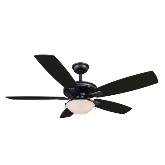 READ Gazebo III 52 in. Indoor/Outdoor Wet Rated Natural Iron Ceiling Fan with LED Bulbs Included